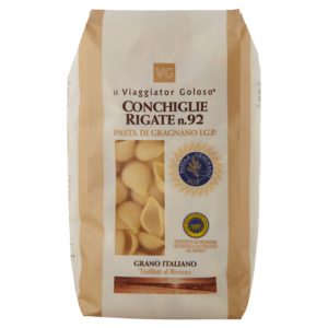 Conchiglie rigate n.92 pasta di Gragnano IGP