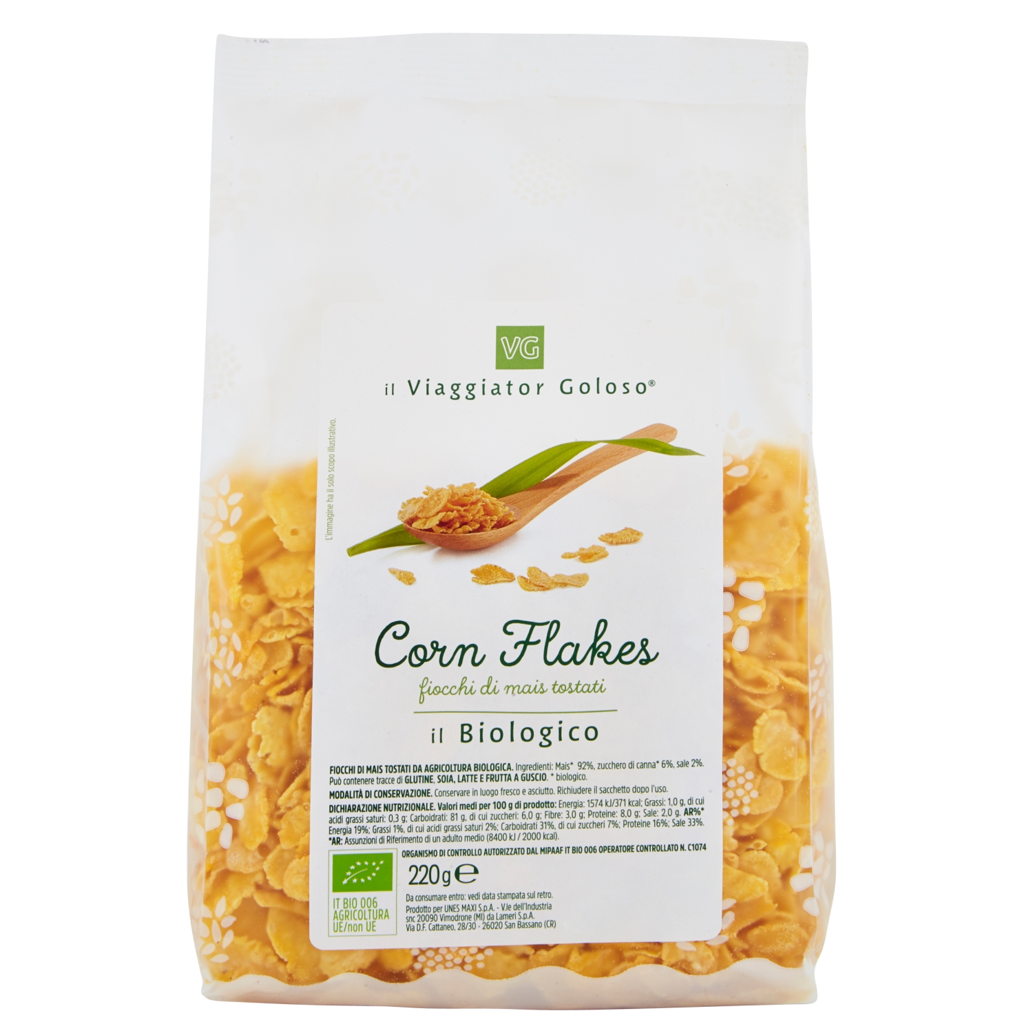 Corn flakes bio il Viaggiator Goloso