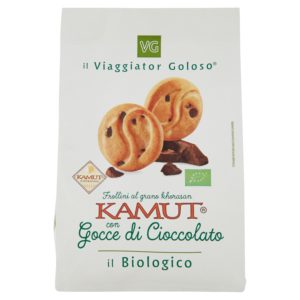 Frollini al grano khorasan kamut con gocce di cioccolato il Biologico