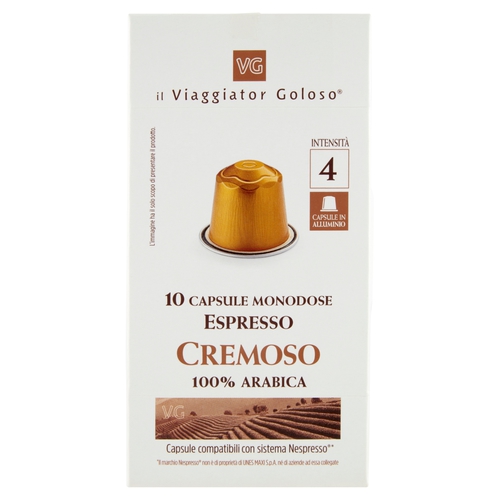 Cialde cremose compatibili Nespresso - il Viaggiator Goloso®