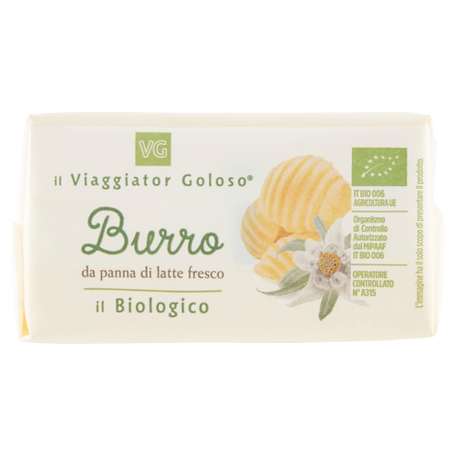 Burro da latte fresco prodotto Bio