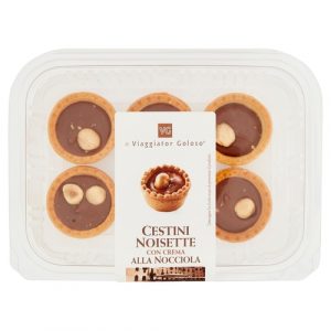 Cestini noisette con crema alla nocciola