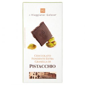 Cioccolato fondente extra granella di pistacchio