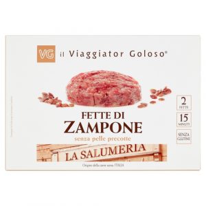 Zampone in fette senza pelle e già cotte