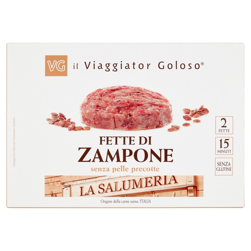 Zampone in fette senza pelle e già cotte
