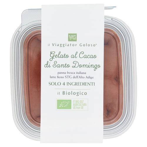 Gelato al cacao di Santo Domingo il Biologico