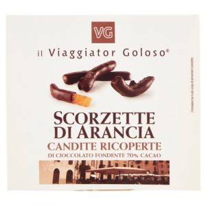 Scorzette D’Arancia Candite Ricoperte Di Cioccolato