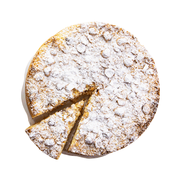 Sbriciolata con nocciole, ricotta e cioccolato