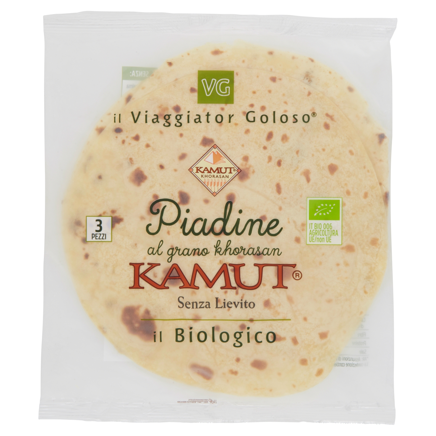 Piadine al Kamut il Biologico