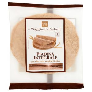 Piadina integrale con olio extra vergine di oliva