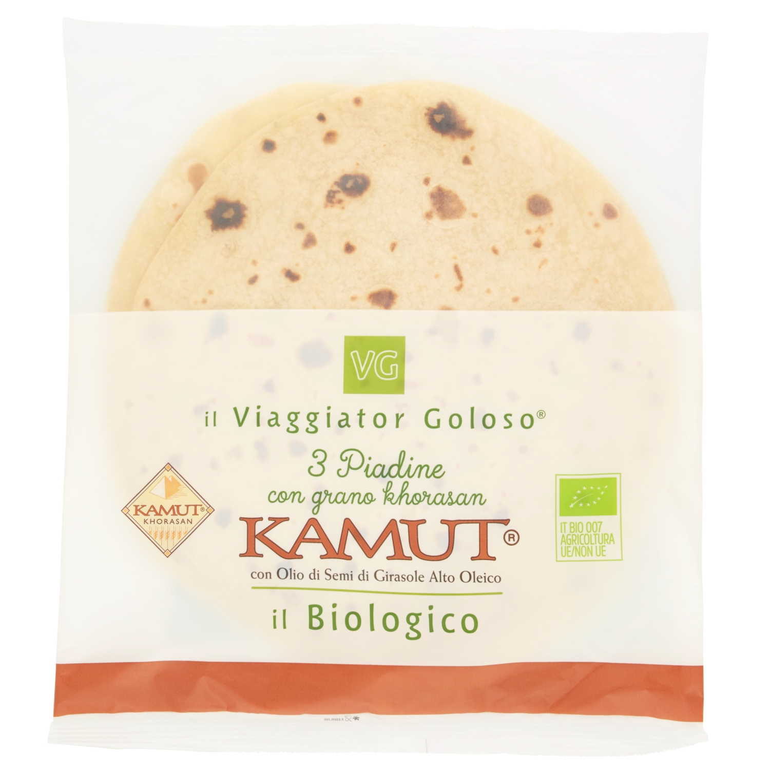 3 Piadine con grano khorasan kamut il Biologico