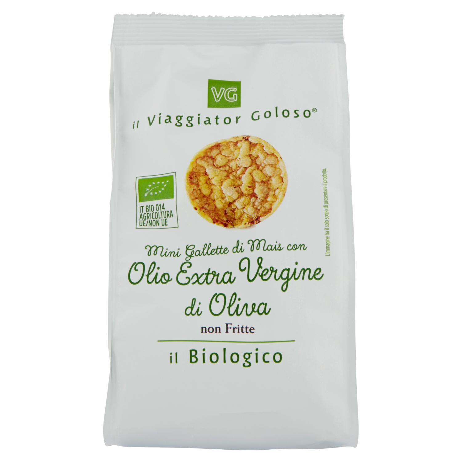 Mini gallette di mais con olio evo il Biologico