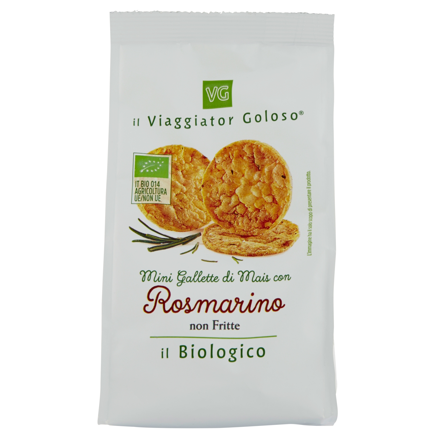 Mini gallette di mais con rosmarino il Biologico