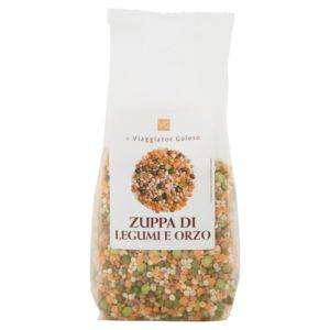 Zuppa di legumi e orzo