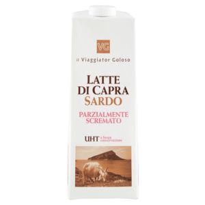 Latte di capra sardo parzialmente scremato 1l