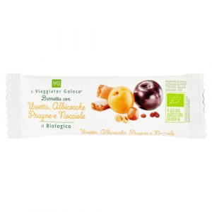 Barretta con albicocche, prugne e nocciole Bio