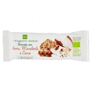 Barretta con semi, mandorle e cocco