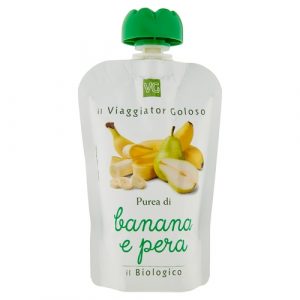 Purea di banana e pera il Biologico