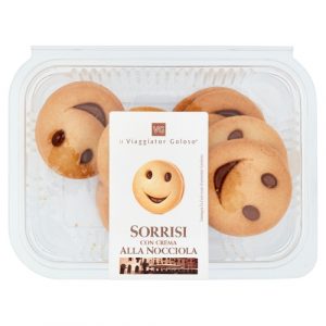 Sorrisi con crema alla nocciola