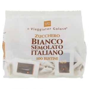 Zucchero bianco semolato italiano 100 bustine
