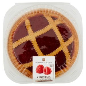 Crostata Con Preparazione Di Lamponi