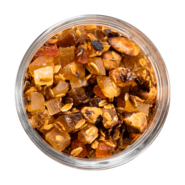 Granola homemade</br>con frutta essicata