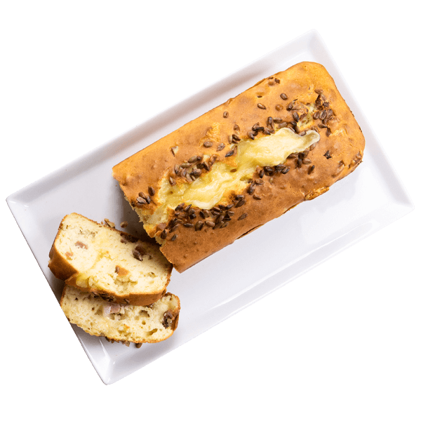 Plumcake salato con speck e cuore cremoso