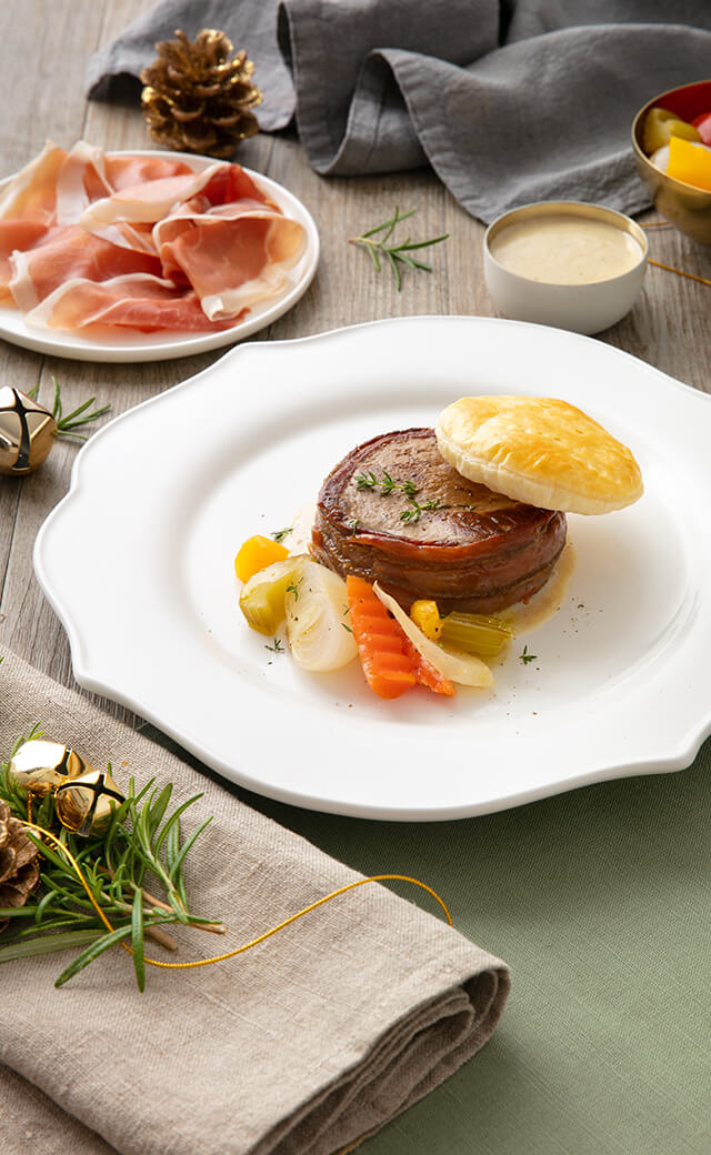 Filetto alla Wellington scomposto