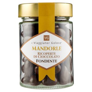 Mandorle ricoperte da cioccolato fondente