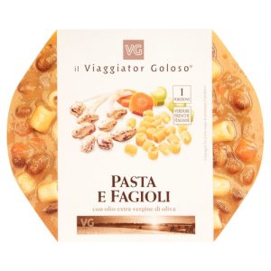 Pasta e fagioli con olio extravergine di oliva