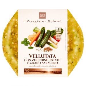 Vellutata di zucchine con patate e grano saraceno
