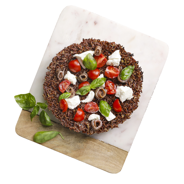 Torta di riso rosso integrale