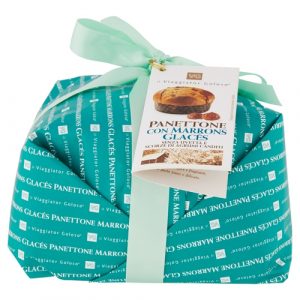 Panettone con marrones glaces