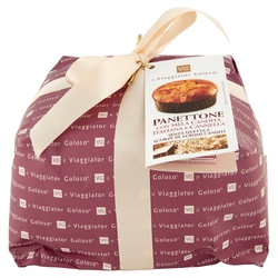 Panettone con mela candita italiana e cannella