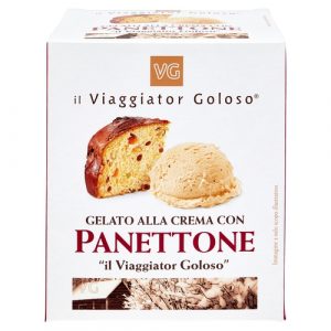 Gelato alla crema con Panettone