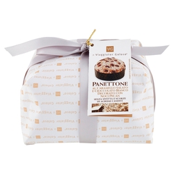 Panettone al caramello salato e cioccolato bianco