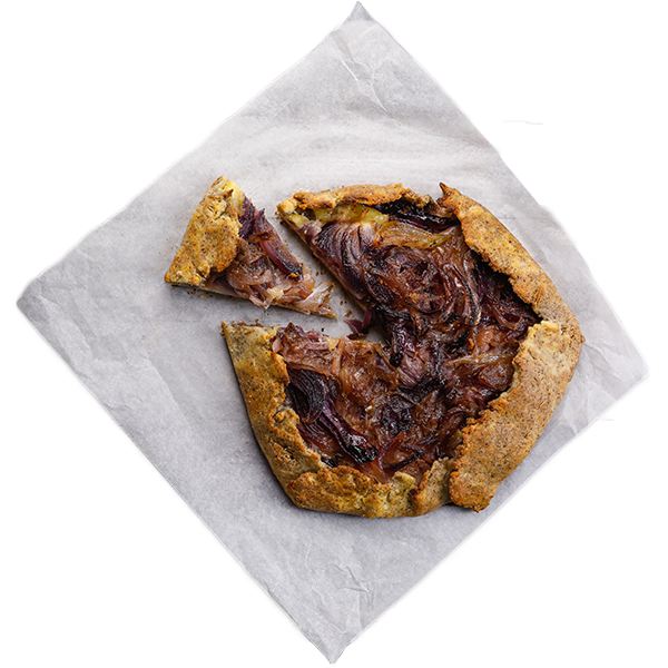 Galette brie e cipolla caramellata