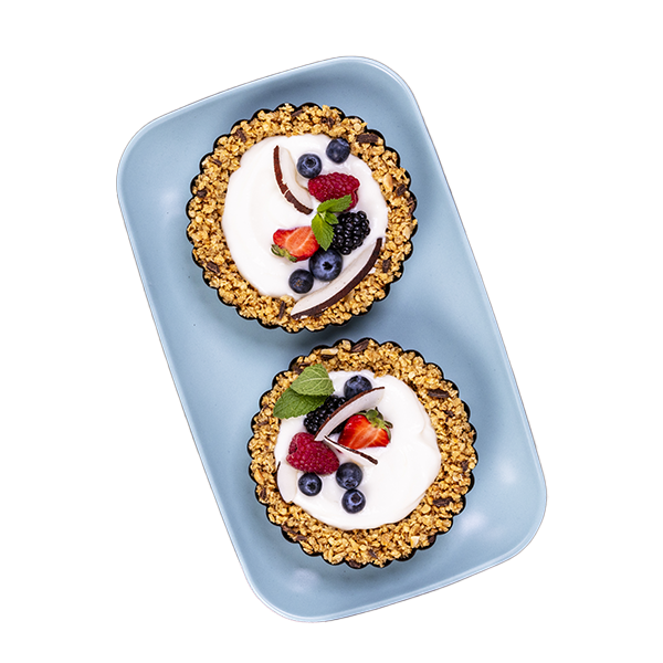 Crostatine di granola alla frutta