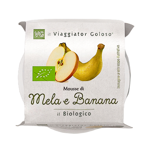 Mousse di mela e banana Bio