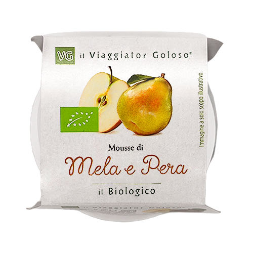 Mousse di mela e pera Bio - il Viaggiator Goloso®