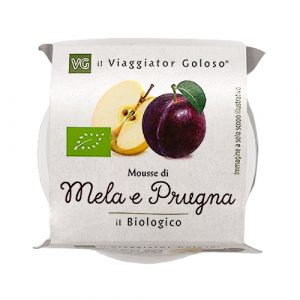 Mousse di mela e prugna Bio