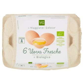 BIO 6 Uova Fresche Biologiche 350 g, Prodotti