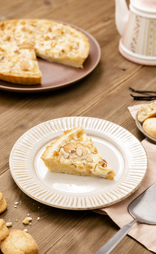 Crostata mascarpone, amaretti e mandorle