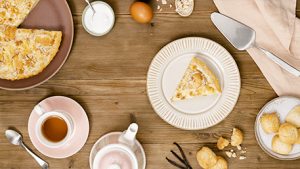 Crostata mascarpone, amaretti e mandorle