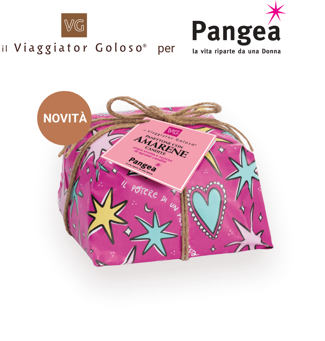 Panettone con amarene candite