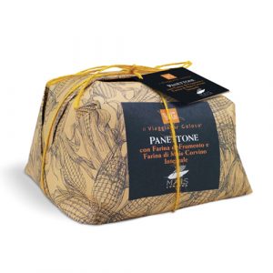 Panettone con Farina di Frumento e Farina di Mais Corvino Integrale