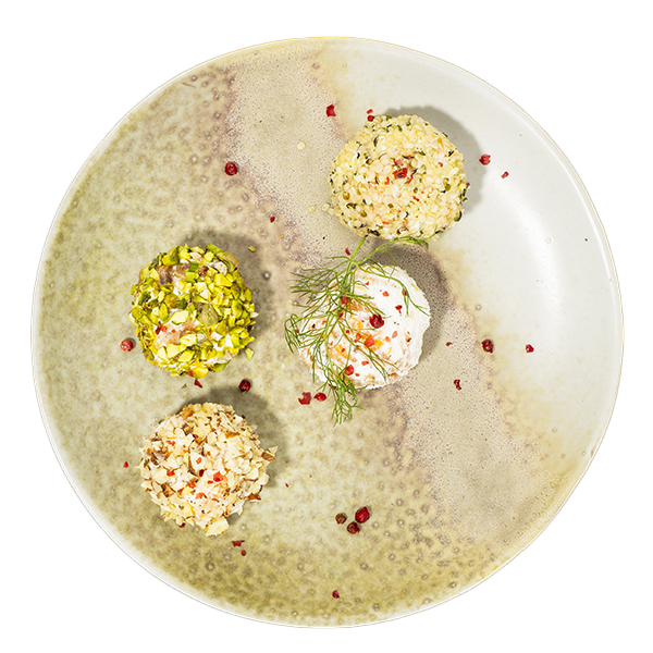 Tartufi salati con salmone scozzese affumicato