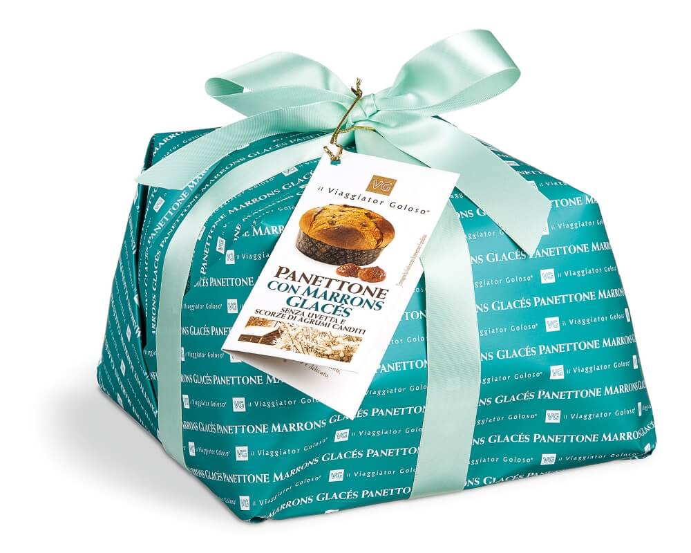 Panettone con marrons glacés