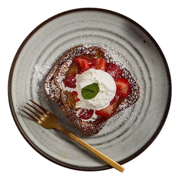 French Toast con gelato al fiordilatte