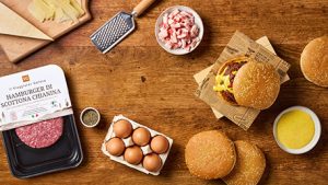 Carbonara burger